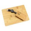 Set Mouse + Pad de Bamboo