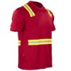 Polera Hibrida Dual Manga Corta Hombre