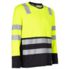 Polera Hibrida Hi-Vis Bi Color Manga Larga Hombre - Imagen 2